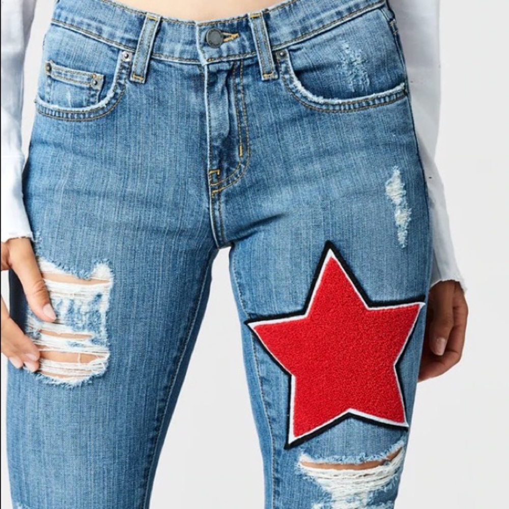 Carmar Jeans with red stars
